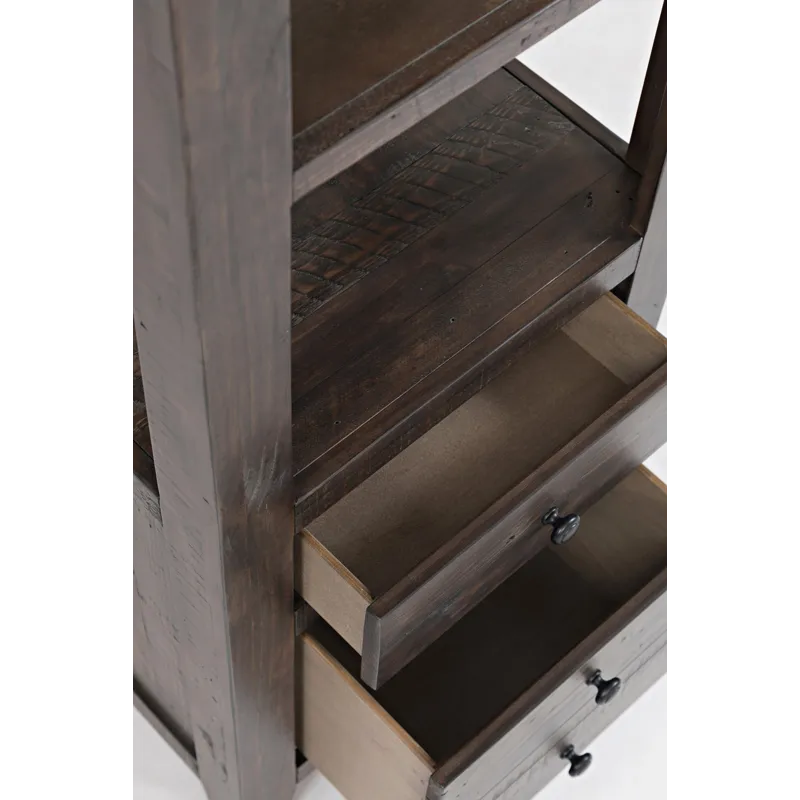 Madison County Rustic Reclaimed Pine Farmhouse Entertainment Center With 60\'\' TV Console