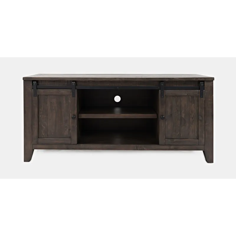 Madison County Rustic Reclaimed Pine Farmhouse 60\" Barn Door Console