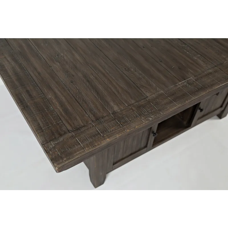 Madison County Rustic Reclaimed Solid Wood Farmhouse Adjustable Height 72\" Dining Table