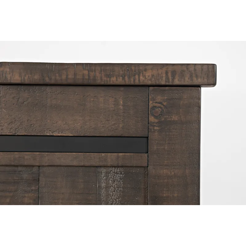 Madison County Rustic Reclaimed Pine Farmhouse Panel Headboard - Queen