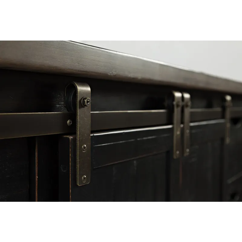 Madison County Rustic Reclaimed Solid Wood Farmhouse 60\" Barn Door Server