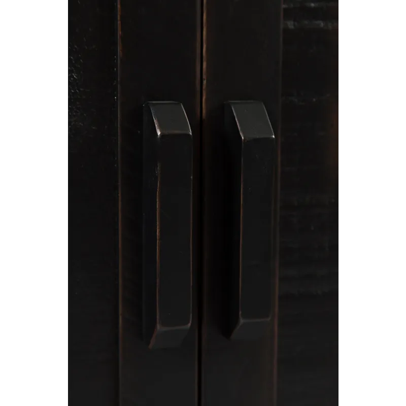 Madison County Rustic Reclaimed Solid Wood Farmhouse 60\" Barn Door Server