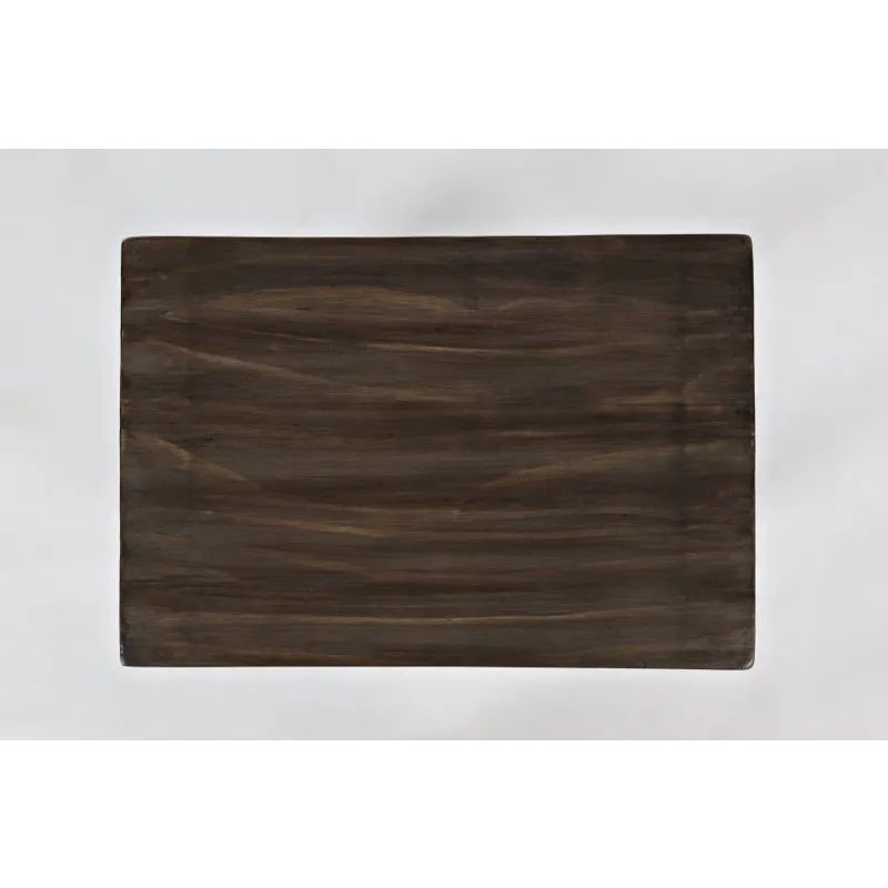 Madison County Rustic Reclaimed Solid Wood Farmhouse 3 Piece Counter Height Dining Set