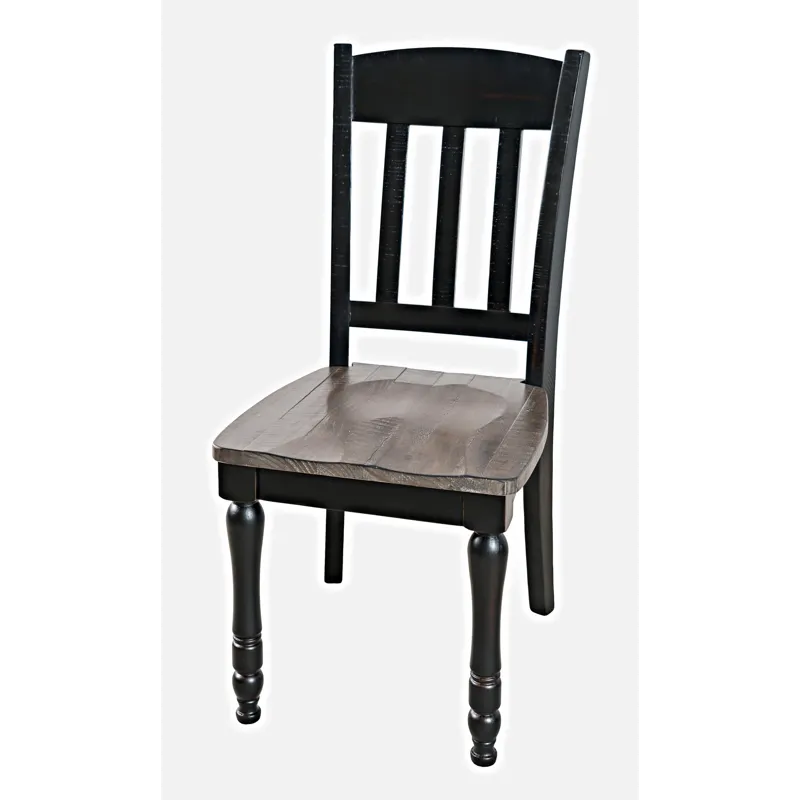Madison County Rustic Reclaimed Pine Farmhouse Slatback Dining Chair(Set Of 2)
