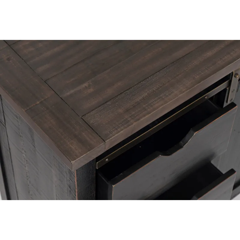 Madison County Rustic Reclaimed Solid Wood Farmhouse Hutch Server