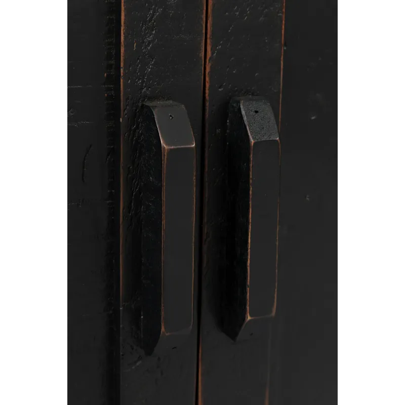 Madison County Rustic Reclaimed Solid Wood Farmhouse 70\" Barn Door Server