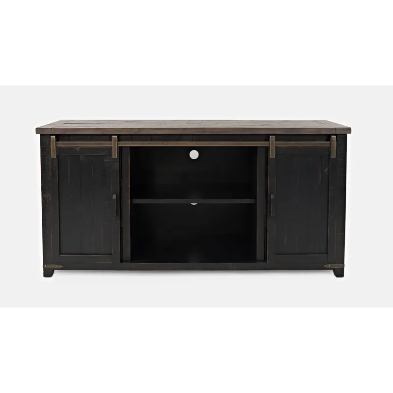 Madison County Rustic Reclaimed Solid Wood Farmhouse 70\" Barn Door Server