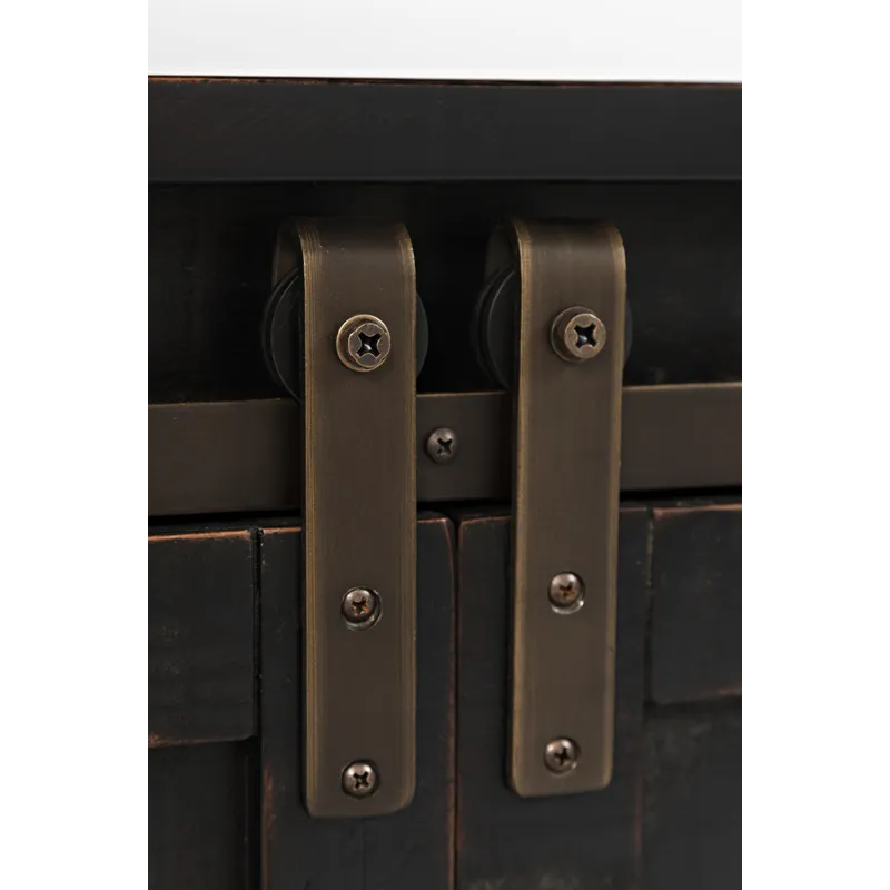 Madison County Rustic Reclaimed Solid Wood Farmhouse Adjustable Height 72\" Dining Table