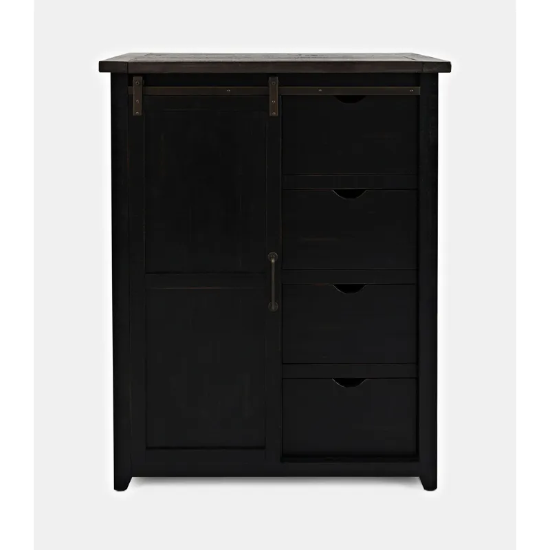 Madison County Rustic Reclaimed Pine Farmhouse Door Chest