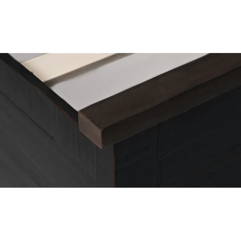 Madison County Rustic Reclaimed Pine Farmhouse Barn Door Bed - King