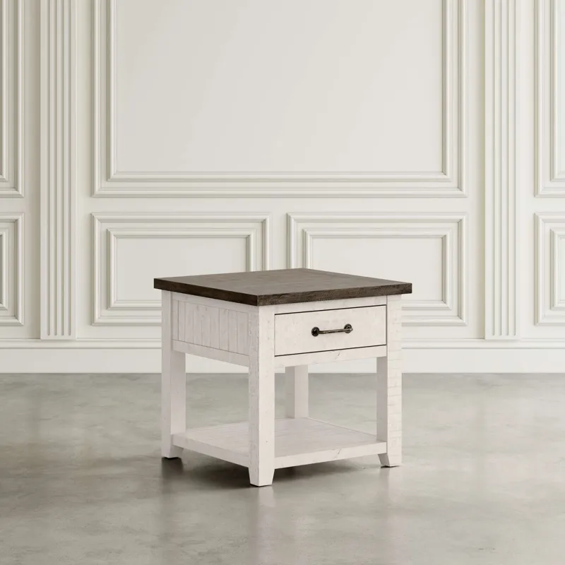 Madison County Modern Farmhouse Three Piece Living Room Lift-Top Coffee And End Table Set