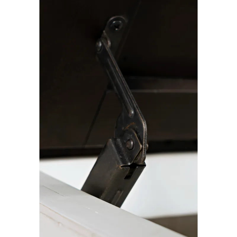 Madison County Rustic Reclaimed Solid Wood 48\" Farmhouse Harris Lift-Top Coffee Table