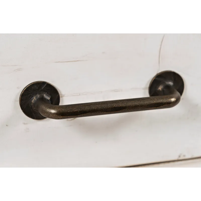 Madison County Rustic Reclaimed Pine Farmhouse Harris USB Charging Chairside Table