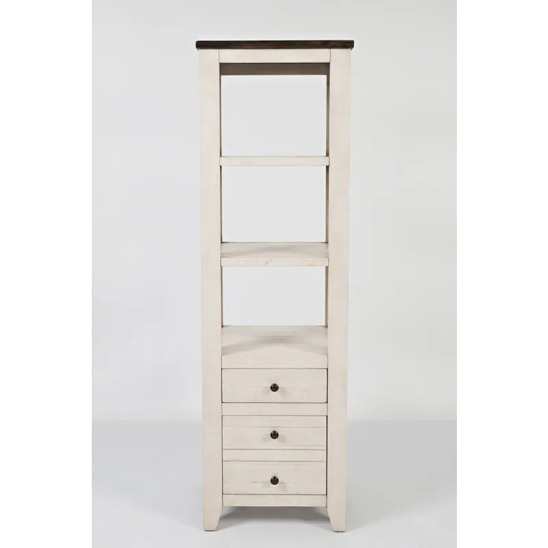 Madison County Rustic Reclaimed Solid Wood Farmhouse 22\" Pier Bookcase