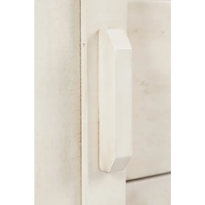 Madison County Rustic Reclaimed Solid Wood Farmhouse 32\" Barn Door Accent Cabinet