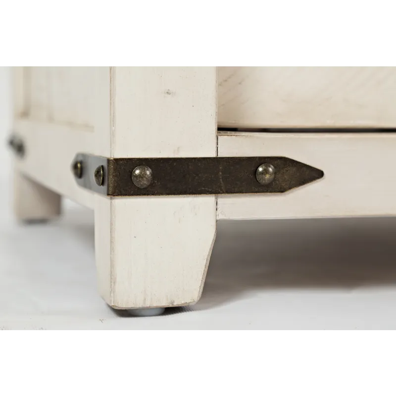 Madison County Rustic Reclaimed Solid Wood Farmhouse 60\" Barn Door Server