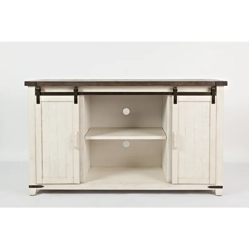 Madison County Rustic Reclaimed Solid Wood Farmhouse 60\" Barn Door Server