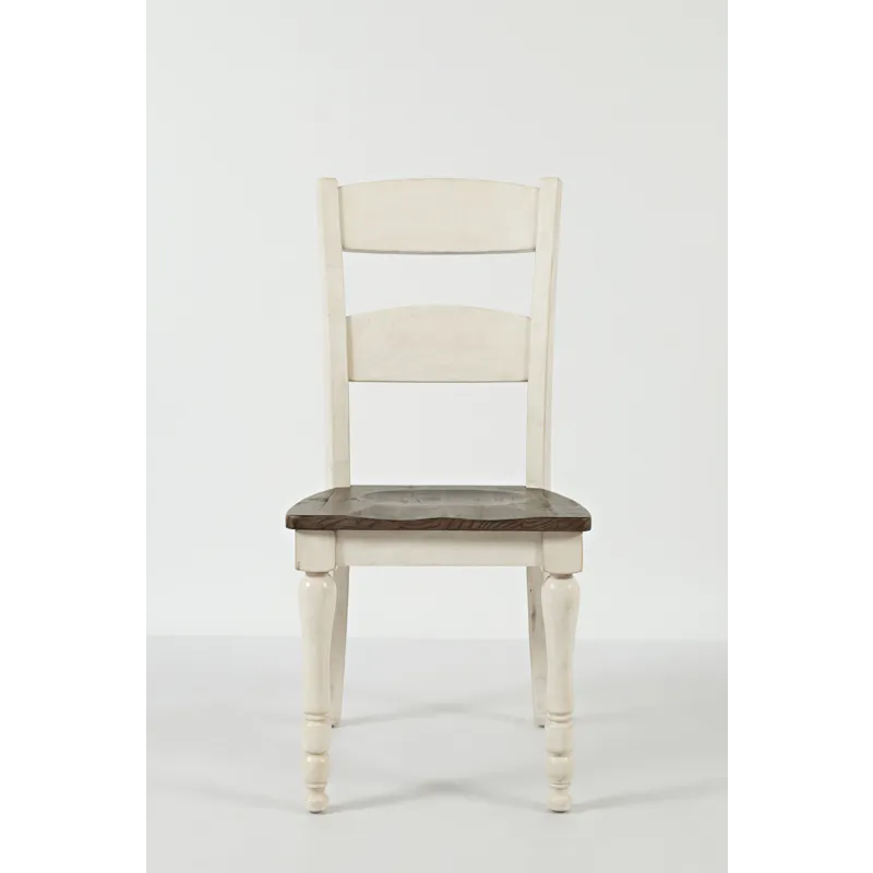 Madison County Rustic Reclaimed Pine Farmhouse Ladderback Dining Chair(Set Of 2)