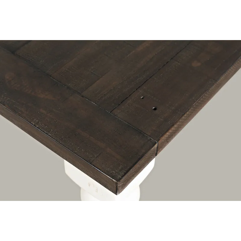 Madison County Rustic Reclaimed Solid Wood Farmhouse 78\" Extension Dining Table