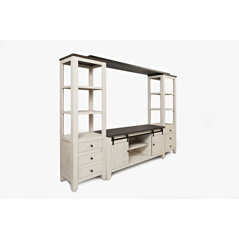 Madison County Rustic Reclaimed Pine Farmhouse Entertainment Center With 60\'\' TV Console