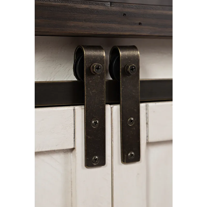 Madison County Rustic Reclaimed Solid Wood Farmhouse Hutch Server