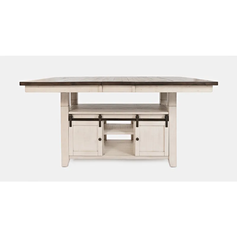 Madison County Rustic Reclaimed Solid Wood Farmhouse Adjustable Height 72\" Dining Table