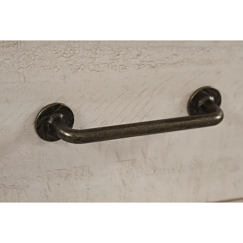 Madison County Rustic Reclaimed Solid Wood Farmhouse USB Charging Nightstand