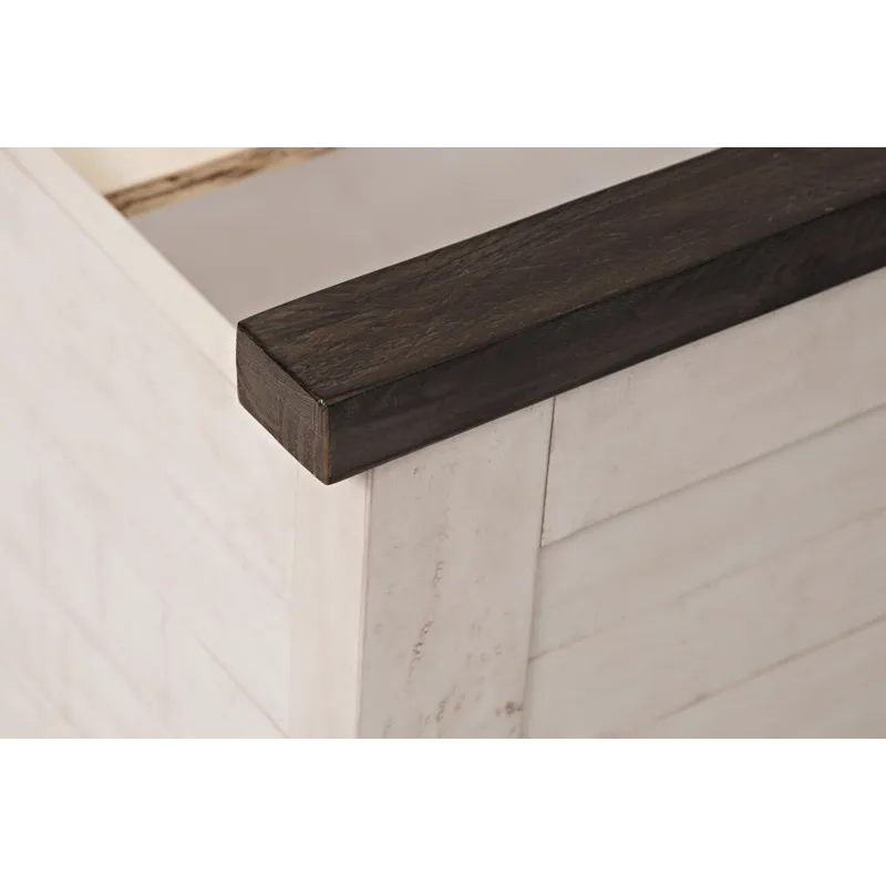 Madison County Rustic Reclaimed Pine Farmhouse Barn Door Bed - King