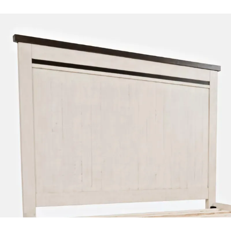 Madison County Rustic Reclaimed Pine Farmhouse Panel Headboard - King