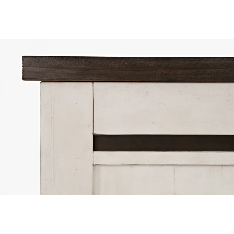 Madison County Rustic Reclaimed Pine Farmhouse Panel Bed - Queen