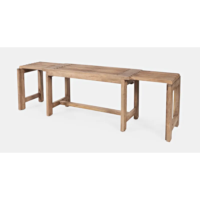 Bradford Modern Extendable Solid Mango Hardwood Bench