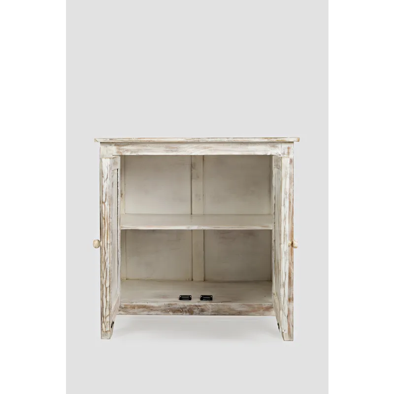 Global Archive Hand Carved 32\" Accent Chest