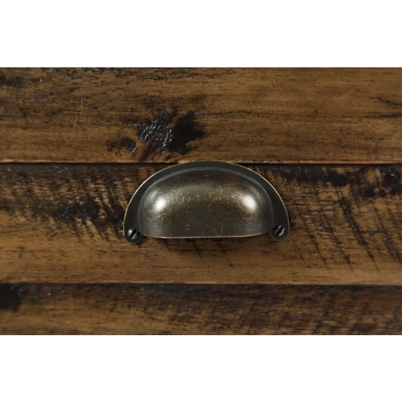 Artisan\'s Craft Rustic Farmhouse Distressed Solid Wood Coffee Table