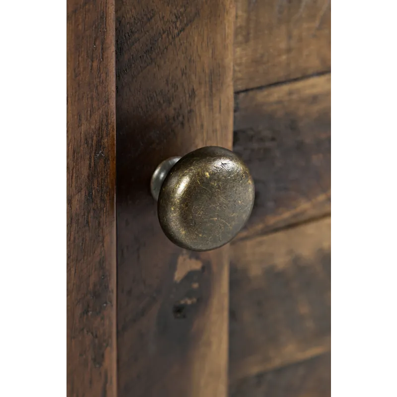 Artisan\'s Craft Rustic Farmhouse Distressed Solid Wood Accent Table