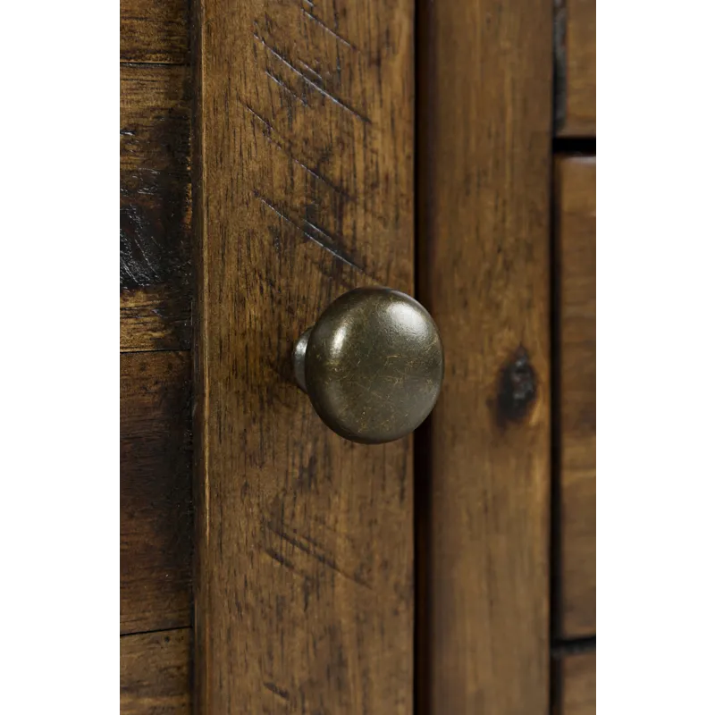 Artisan\'s Craft 50\" Rustic Farmhouse Solid Wood Distressed Media Console TV Stand