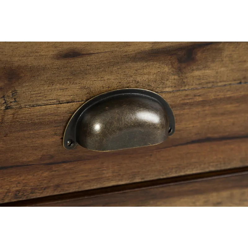 Artisan\'s Craft 60\" Rustic Farmhouse Solid Wood Distressed Media Console TV Stand