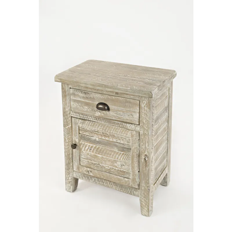 Artisan\'s Craft Rustic Farmhouse Distressed Solid Wood Accent Table