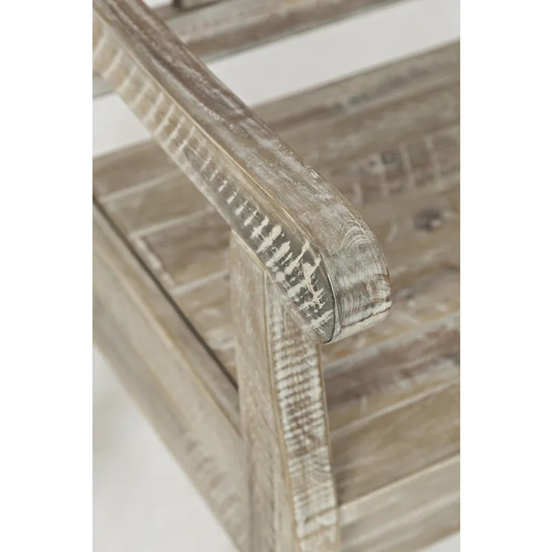 Artisan\'s Craft 42\" Rustic Farmhouse Distressed Solid Wood Storage Bench