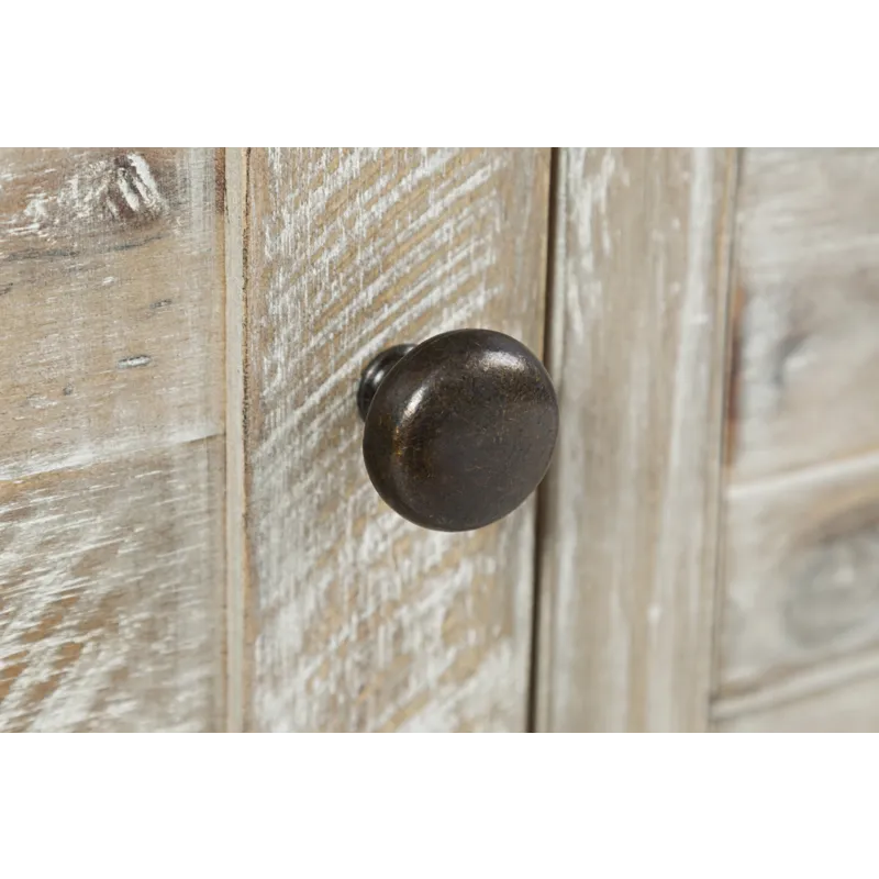 Artisan\'s Craft 50\" Rustic Farmhouse Solid Wood Distressed Media Console TV Stand