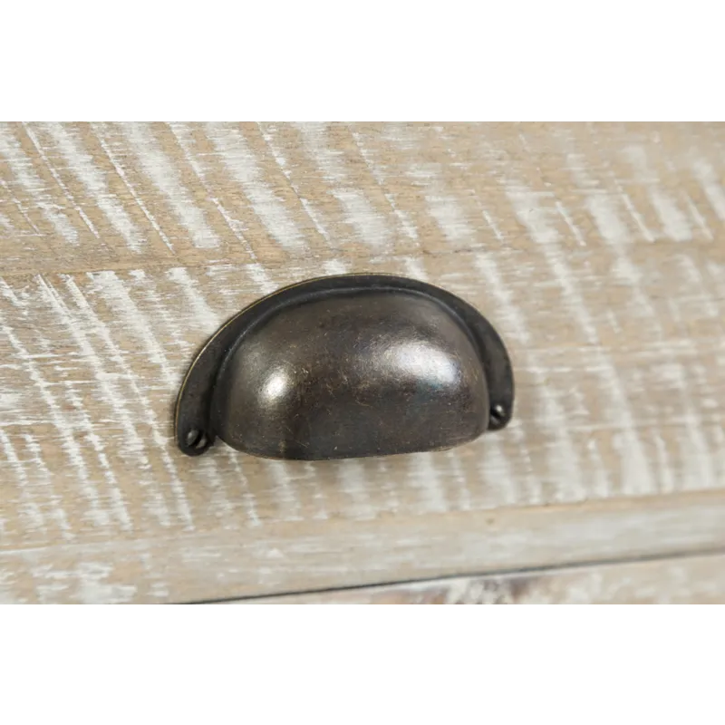 Artisan\'s Craft 50\" Rustic Farmhouse Solid Wood Distressed Media Console TV Stand