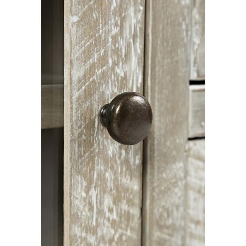 Artisan\'s Craft 70\" Rustic Farmhouse Solid Wood Distressed Media Console TV Stand