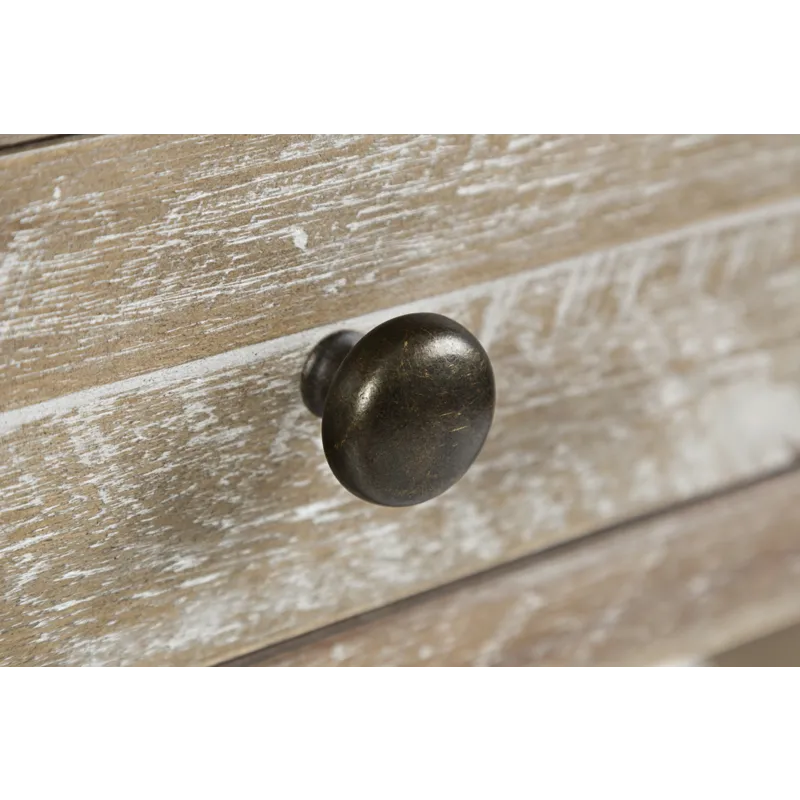 Artisan\'s Craft 60\" Rustic Farmhouse Solid Wood Distressed Media Console TV Stand