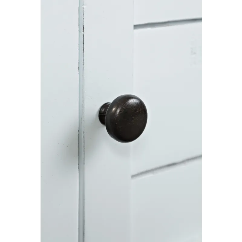 Artisan\'s Craft Rustic Farmhouse Distressed Solid Wood Accent Table