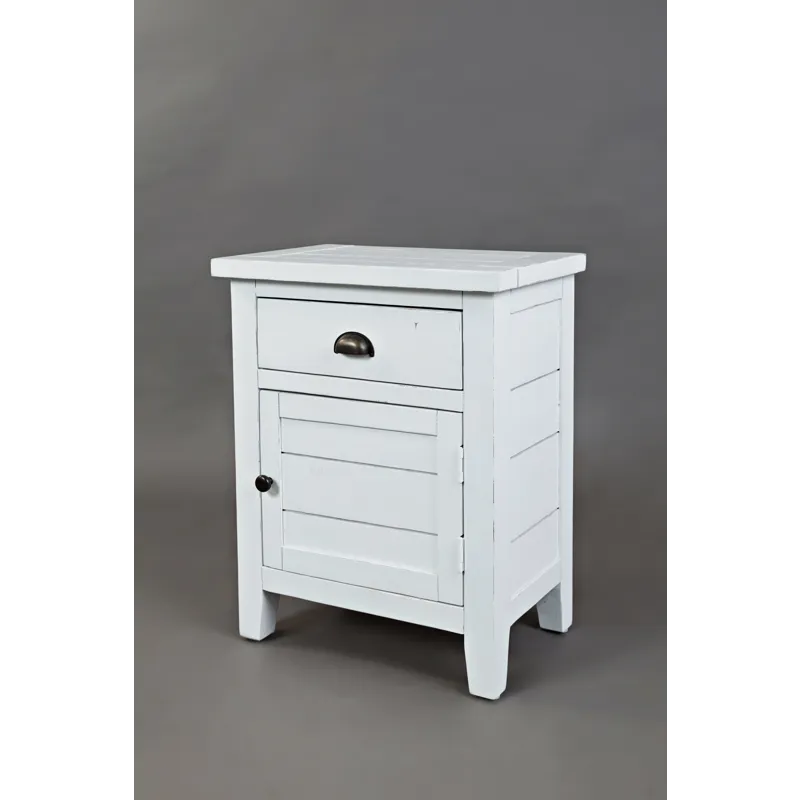 Artisan\'s Craft Rustic Farmhouse Distressed Solid Wood Accent Table