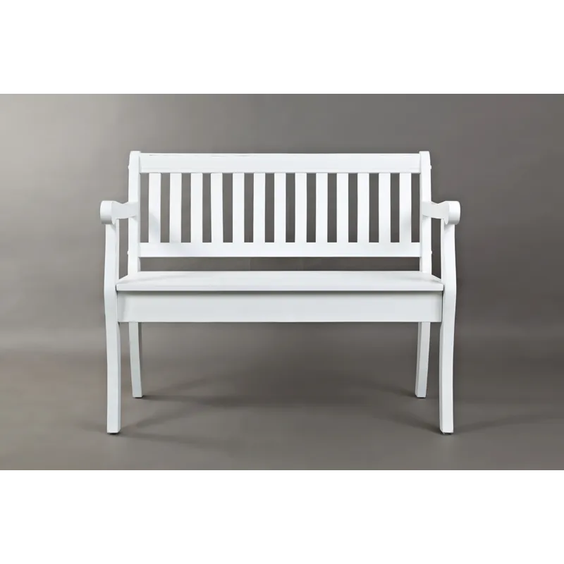 Artisan\'s Craft 42\" Rustic Farmhouse Distressed Solid Wood Storage Bench