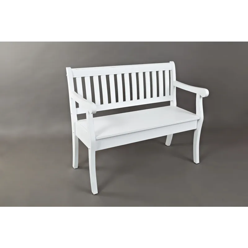 Artisan\'s Craft 42\" Rustic Farmhouse Distressed Solid Wood Storage Bench