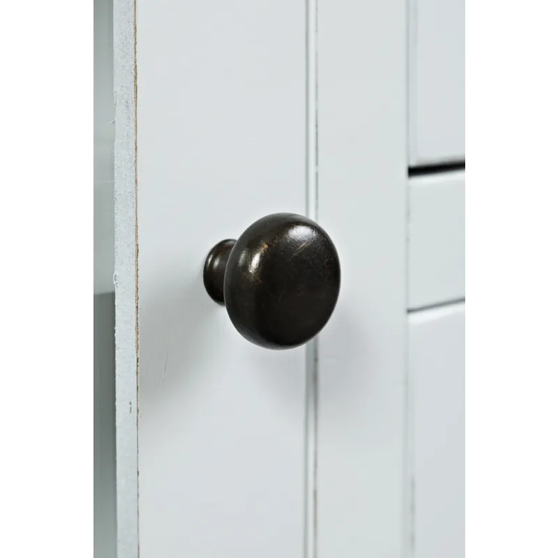 Artisan\'s Craft 70\" Rustic Farmhouse Solid Wood Distressed Media Console TV Stand