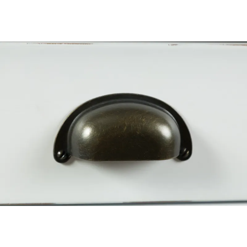 Artisan\'s Craft Rustic Farmhouse Distressed Solid Wood 5-Drawer Desk