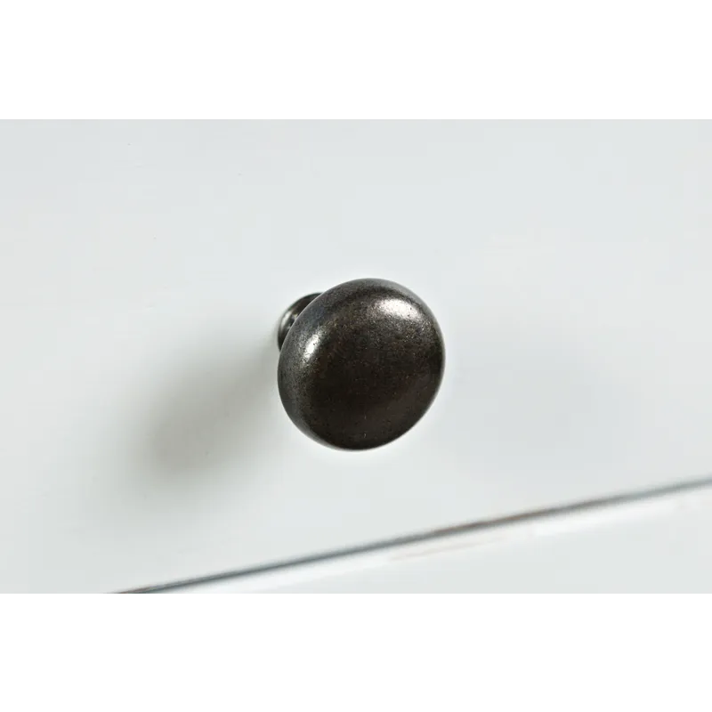 Artisan\'s Craft Rustic Farmhouse Distressed Solid Wood 5-Drawer Desk