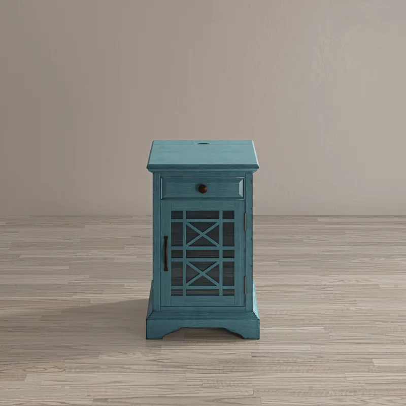 Craftsman USB Charging Chairside End Table